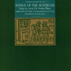 Songs of Auvergne