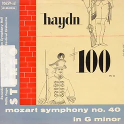 Haydn, Symphony #100 in G ("Military")