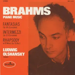 Brahms, J.: Capriccio in D Minor from Fantasias, Op. 116