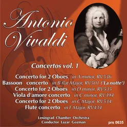 Vivaldi: Concerto for 2 Oboes in A Minor, RV536