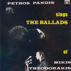 Petros Pandis Sings the Ballads of Mikis Theodorakis