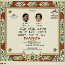 Alexander H. Cohen Presents The Tennent Production Ivanov