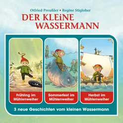 Der kleine Wassermann ärgert die Muschel