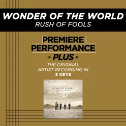 Wonder Of The World-Performance Track In Key Of E With Background Vocals