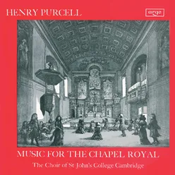 Purcell: Music for the Chapel Royal