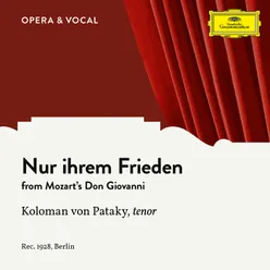 Mozart: Don Giovanni, K. 527: Nur ihrem Frieden Sung in German