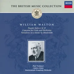 Walton: Façade; Viola Concerto; Variations on a Theme by Hindemith