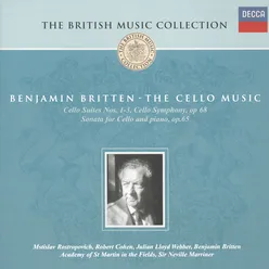 Britten: Works for Cello