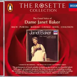 Bach/Purcell/Rameau/Cavalli/Ravel/Chausson - Janet Baker