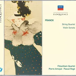 Franck: String Quartet; Violin Sonata-null