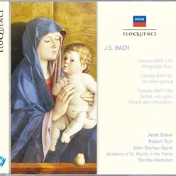 Bach, J.S,: Cantatas Nos.170, 82 & 159