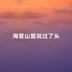 海誓山盟说过了头