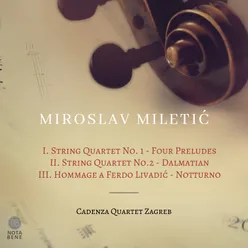 String Quartet, 1 "Four Preludes": I. Preludio Allegro