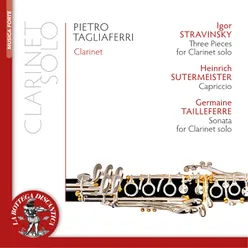 Pietro Tagliaferri: Clarinet solo