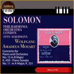 Wolfgang Amadeus Mozart: Concerto for Piano and Orchestra No. 15 in B Major, K. 450 - Piano Sonata No. 11 in A Major, K. 331