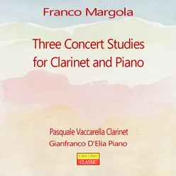 Franco Margola: Three Concert Studies for Clarinet and Piano