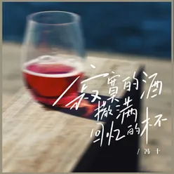 寂寞的酒撒满回忆的杯