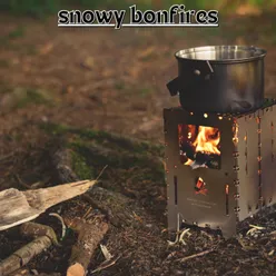 Snowy bonfires