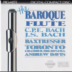 Sonata No. 1 for Flute in B Minor, BMV 1030, I.  Andante