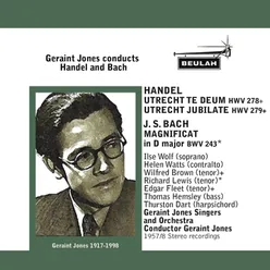 Geraint Jones Conducts Handel and Bach