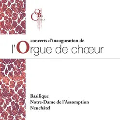 Premier livre d'orgue: V. Tierce en Taille Live