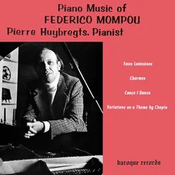 Piano Music of Federico Mompou