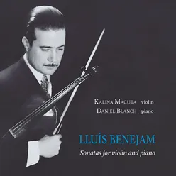 Lluís Benejam. Sonatas for Violin and Piano