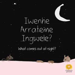 Iwenhe Arrateme Ingwele? (What Comes Out at Night?)