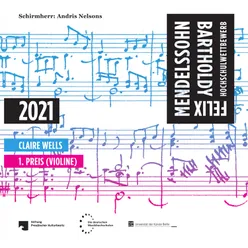 Felix Mendelssohn Bartholdy Hochschulwettbewerb 2021 - 1. Preis (Violine)