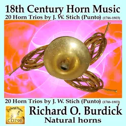 CD79B: 18th Century Horn - 20 Natural Horn Trios by J. W. Stitch (Punto)