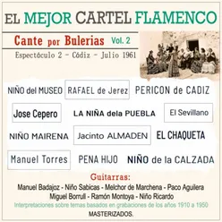 El Mejor Cartel Flamenco - Cante por Bulerías Vol. 2 (Masterizados)