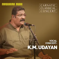 K M Udayan Carnatic Concert