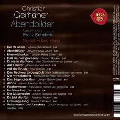 Schubert: Abendbilder