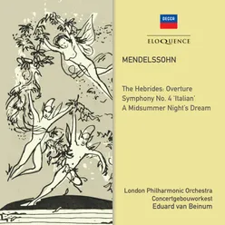 Mendelssohn: A Midsummer Night's Dream, Incidental Music, Op. 61, MWV M 13 - No. 7 Notturno