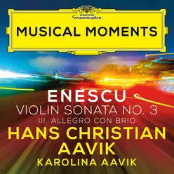 Enescu: Violin Sonata No. 3 in A Minor, Op. 25: III. Allegro con brio, ma non troppo mosso Musical Moments
