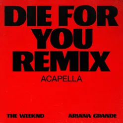 Die For You Remix Acapella