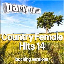Country Female Hits 14 - Party Tyme Backing Versions