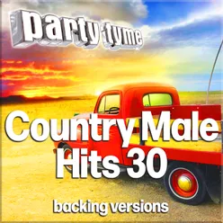 Country Male Hits 30 - Party Tyme Backing Versions