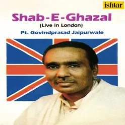 Shab E Ghazal Live In London