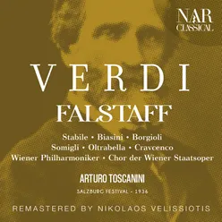 Falstaff, IGV 10, Act III: "Un poco di pausa. Sono stanco" (Falstaff, Quickly, Ford, Alice, Meg, Coro)