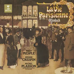 La vie parisienne, Act 3: Duo. "L'amour, c'est une échelle immense" - Dialogue. "Madame la vicomtesse de la Pépinière" Texte (Prosper, Gabrielle, Pauline, Louise, Clara, Léonie, Urbain, Le Baron)