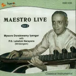 Maesteo Live Veenai Doraiswamy Iyengar Vol. 2