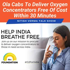 Ola Cabs To Deliver Oxygen Concentrators Free Of Cost Within 30 Minutes