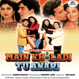 Main Khiladi Tu Anari By Udit Narayan Download Play Mp3 Online